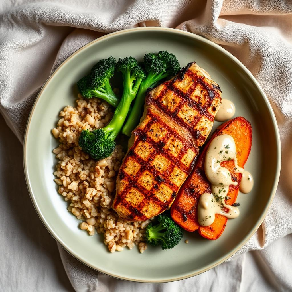 Tahini Chicken & Sweet Potato
